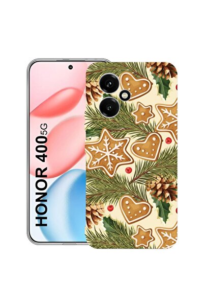 bestcase ¬Æ Husa Clear Silicon pentru Honor 400, Xmas Pattner, 2036423 T 1368