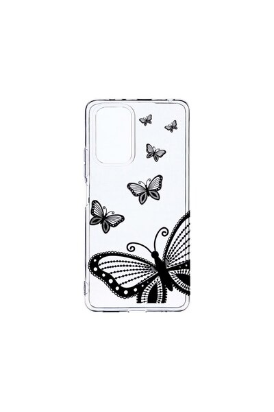 bestcase Διαφανής Θήκη Σιλικόνης 2MM, Συμβατή με Motorola Moto G85, Butterfly...