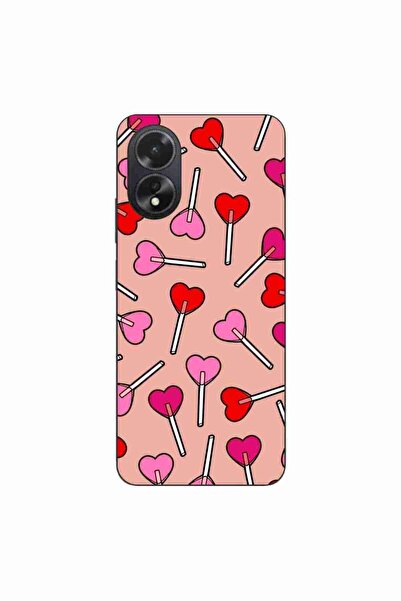 OEM Husa compatibila cu Oppo A18 4G Silicon Gel Tpu Model Valentines Heart Lo...