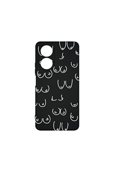 bestcase Θήκη από υγρή σιλικόνη Premium, Συμβατή με OPPO A58 4G, Boobs, Λεπτή...