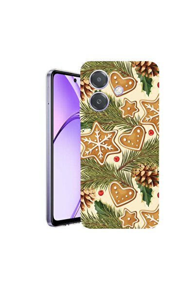 bestcase Husa pentru OPPO A40 / A40M, BestCase¬Æ Clear Silicon 2MM, Xmas Patt...