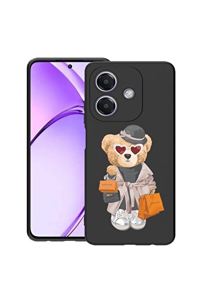 bestcase Husă pentru OPPO A60 5G / A40 / A40M, Teddy Bear Shopping, Silicon s...