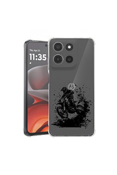 bestcase ¬Æ Husa Anti Shock pentru Motorola Moto G86 cu Design MotoCross, 205...