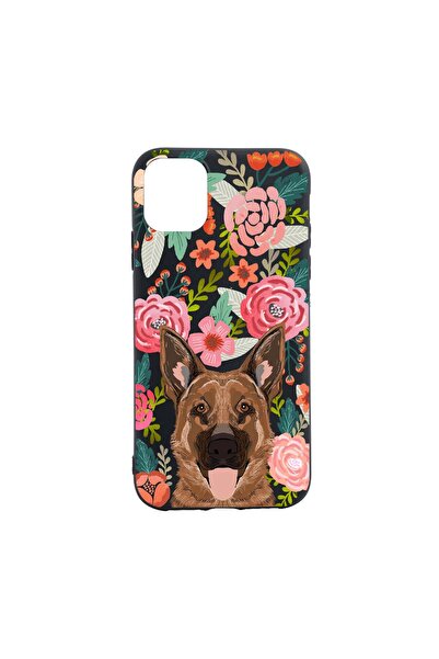bestcase Силиконов калъф с куче и цветя, съвместим с Xiaomi Mi 11 Lite 5G / 4...