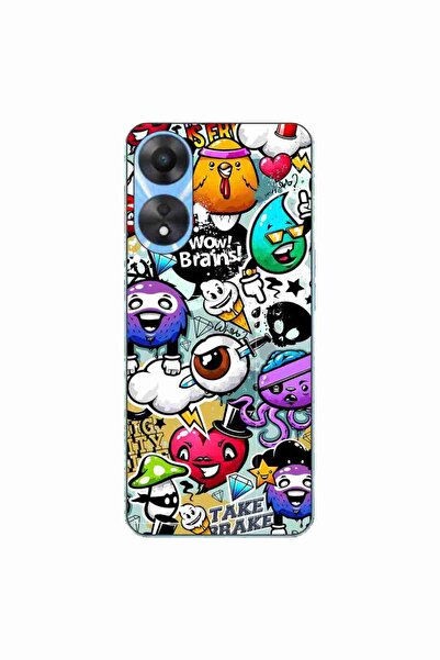 OEM Husa compatibila cu Oppo A78 4G (CPH2565) Silicon Gel Tpu Model Pop Art G...