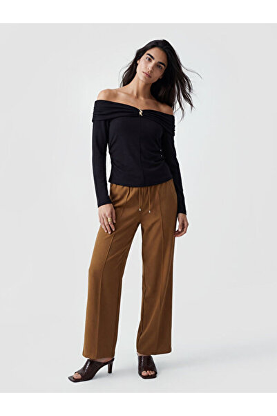 LC Waikiki Sparkling Choices from Shining Store Women's Wide Leg Pants with W...