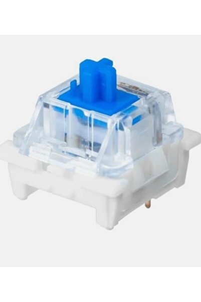 3D Mavi Clicker V2 yenı model- Blue Switch - Mavi klik - 5 Adet (Klavye Uyuml...