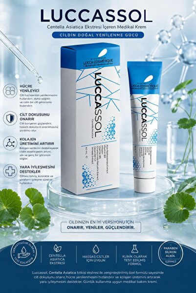 by gökhan ergün lucca cosmetique laboratoire derma LUCCASSOL Centella Asiatic...