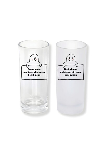 Ghostbastır Magnificent Raki Glass with Ice Option / Without Ice Option – 1 S...