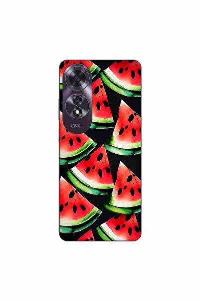 OEM Husa compatibila cu Oppo A60 4G Silicon Gel Tpu Model Watermelon Slices