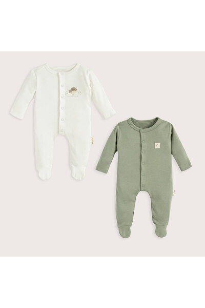 Chakra Winterland 2-Piece Jumpsuit Ecru/Mint