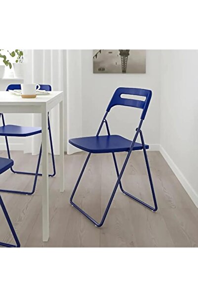 IKEA (IKEA) Folding Chair - Navy Blue, Lightweight and Durable - Perfect for ...