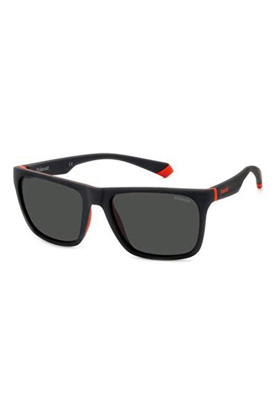 Polaroid PLD 2141/S MATTE BLACK RED for UNISEX ADULT Sunglasses 57 mm