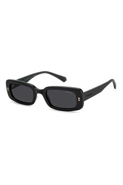 Polaroid نظارات شمسية PLD 8071/S سوداء للفتيات (11-15 سنة) مقاس 48 مم