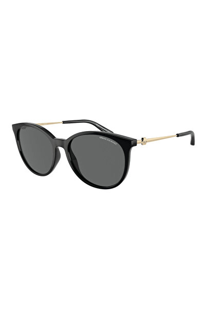 Armani Exchange AX4140S 815887 Дамски слънчеви очила, Пластмасови, Черни, 55 мм