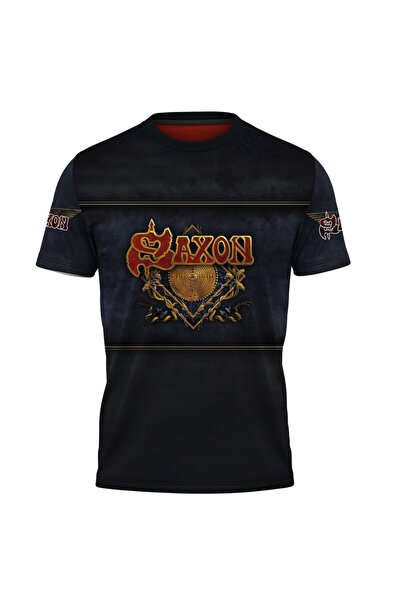 OEM Tricou barbati Saxon , maneca scurta multicolor H057