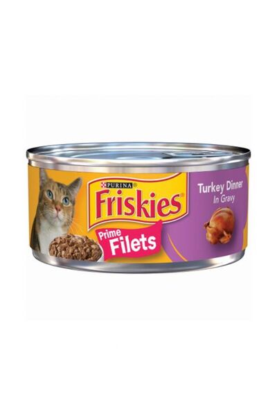 Friskies طعام قطط بنكهة لحم الديك الرومي 5.5 أونصة 156 جرام
