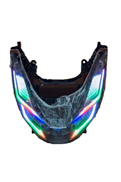 Gogo HONDA PCX 2021-2024 UYUMLU RGB LED TELEFON KONROLLÜ ÖN FAR TAKIMI BLUETOOTH