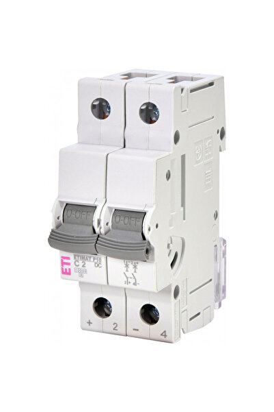 Eti circuit breaker Etimat P10-DC 2P C2 001903224