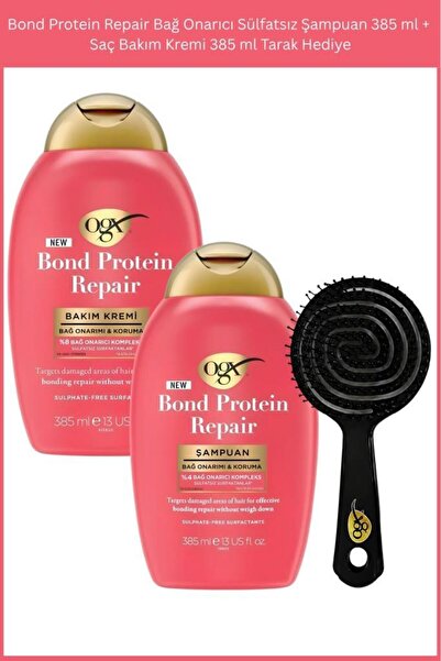 OGX Bond Protein Repair Bağ Onarıcı Sülfatsız Şampuan 385 ml + Saç Bakım Krem...