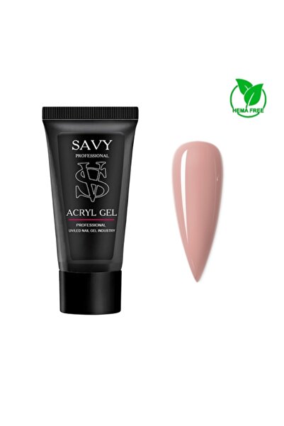OEM Gel acrilic fără HEMA pentru unghii, 30 ml, SavyProfessional Nr.208
