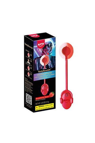 Amos Music Lollipop - Rap music Strawberry Flvr 12 g