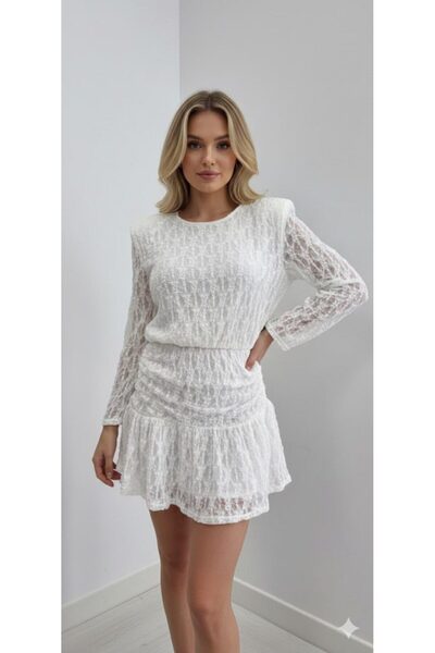 GLAMSI Ramona Lace dress with shorts underneath