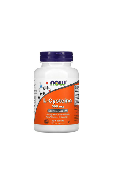 Now Foods L-Cisteină 500mg 100 comprimate -