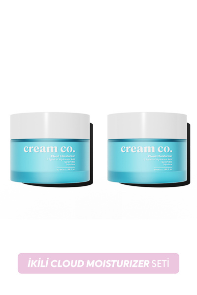 Cream Co. İkili Cloud Moisturizer Bariyer Güçlendirici Su Bazlı Nemlendirici ...