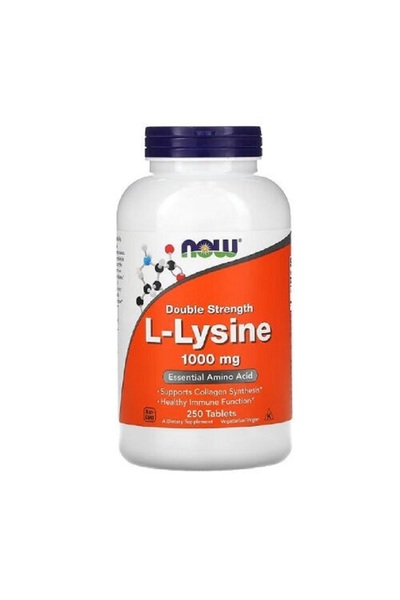 Now Foods L-Lysine 1000 mg 250 Tablete -