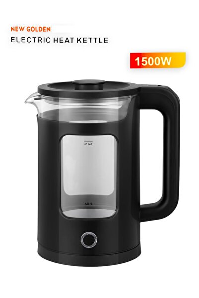 Primo Plus NGC-133 Electric Glass Kettle 2L, 1500W Fast Boiling Tea Kettle wi...