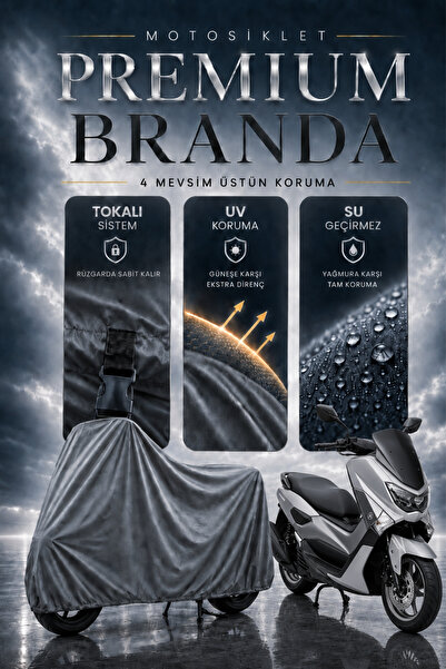 SULAITE Motosiklet Brandası YAMAHA NMAX Motor Brandası Su Geçirmez UV Koruma ...