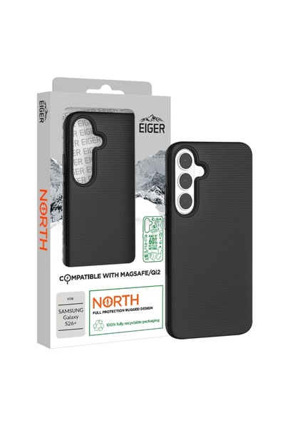 EIGER Husa North Magsafe GRS Samsung Galaxy S26 Plus Negru