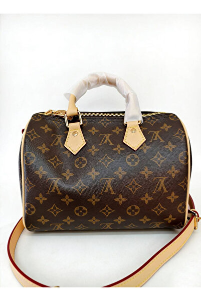 GENERAL PURPOSE Classic monogram Speedy 25 handbag/crossbody bag with letter ...