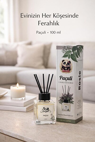Rosie 3'lü Paçuli Çubuklu Oda Kokusu 100 ml