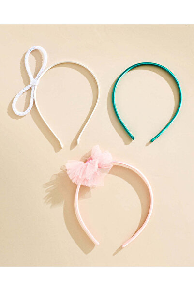 REDTAG Girls Assorted Hair Band 3 Piece Set
