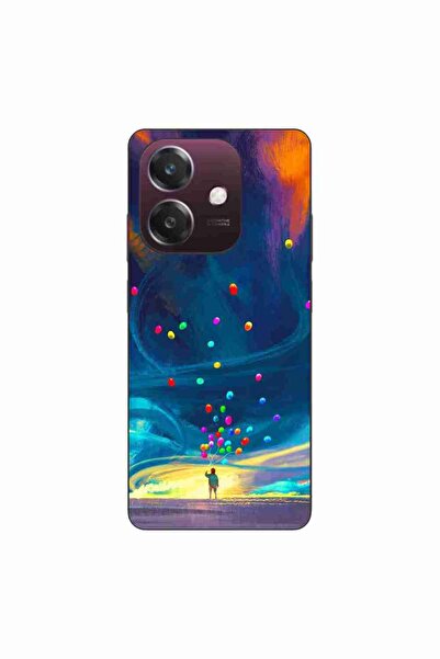 OEM Case compatible with Oppo A60 5G Silicone Gel Tpu Universe Balloons Pattern