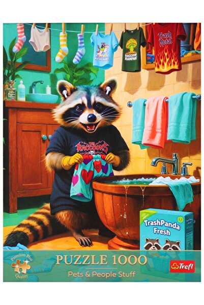 Trefl Puzzle 1000 Premium Plus Dzie≈Ñ Prania Szopa