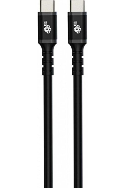 TB Cablu USB C - USB C 3m din silicon negru 2.0