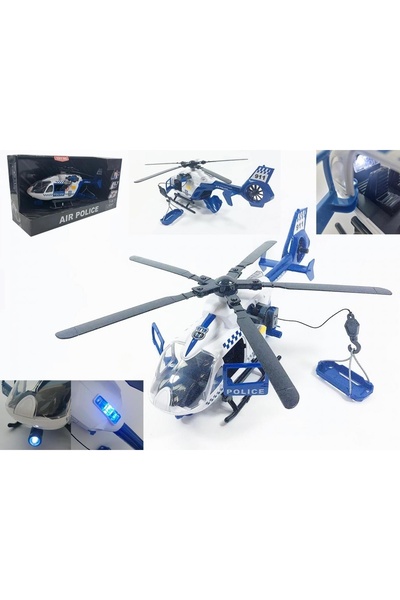 MADEJ Elicopterul Poliției 38x12x16 ≈õwiat≈Ço d≈∫wiƒôk