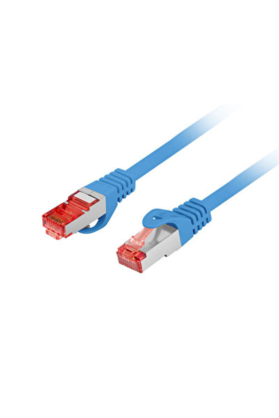 Lanberg Patchcord S/FTP kat.6 0,25m LSZH CU fluke passed niebieski