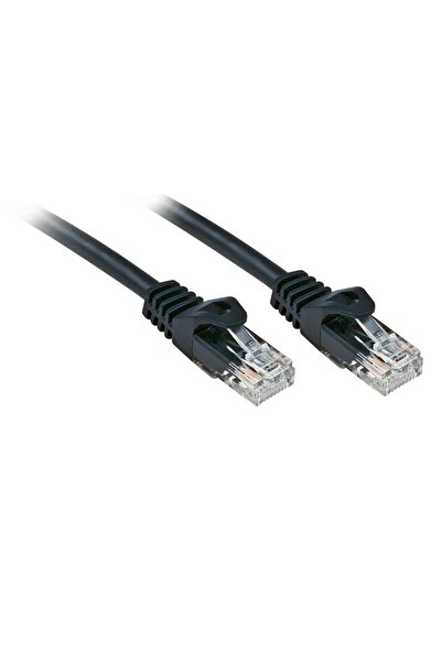 LİNDY Cablu patch Cat6 U/UTP Basic negru 5.00m
