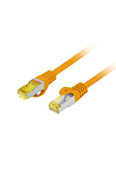 Lanberg Patchcord S/FTP kat.6A 3m LSZH CU fluke passed pomara≈Ñczowy