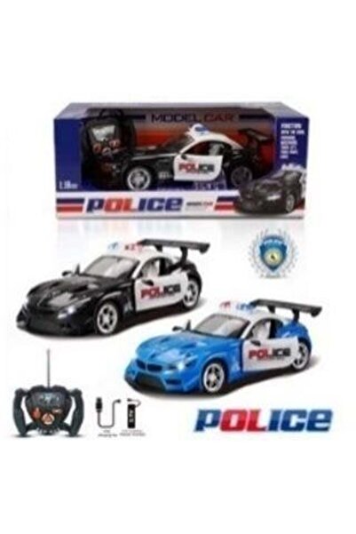 MADEJ Mașină de poliție R/C la scară 1:16 cu uși care se deschid