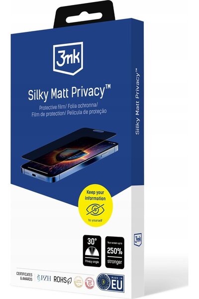 3MK Μεταξένιο Ματ Προστασίας Ιδιωτικότητας pro Realme 14 Pro+