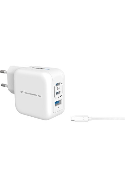 CONCEPTRONIC ALTHEA17W Încărcător USB PD GaN cu 3 porturi, 67W