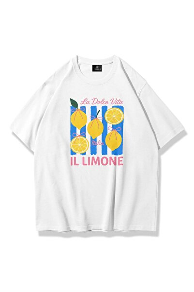 Trendiz Unisex majica il Limone bela