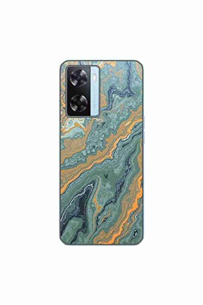 OEM Husa compatibila cu Oppo A57s Silicon Gel Tpu Model Forest Flame Marble