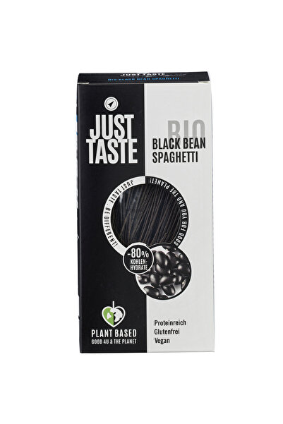 Just Taste Βιολογικά Σπαγγέτι Πρωτεΐνης από Μαύρα Φασόλια 250 γρ.