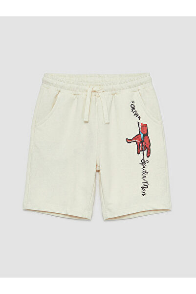 LC Waikiki Peak New Season Spider-Man Printed Boys' Shorts